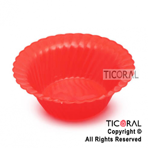 BOWL CLASSIC PLAST ROJO HS4884 x 6